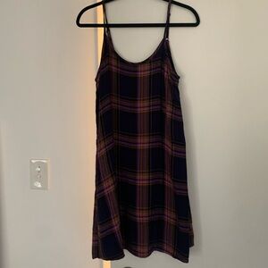 Plaid Spaghetti Strap Dress